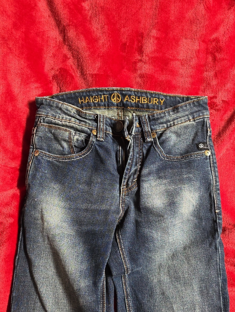 Men's Relaxed Fit Blue Jeans